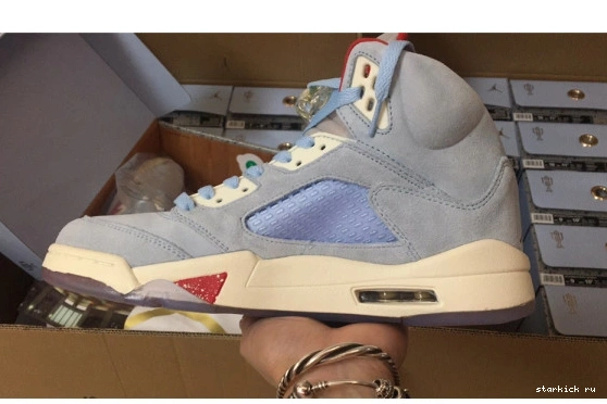 JSP X ICE AIR BLUE 5 JORDAN TROPHY ROOM CI1899-400 CI1899-400 0104